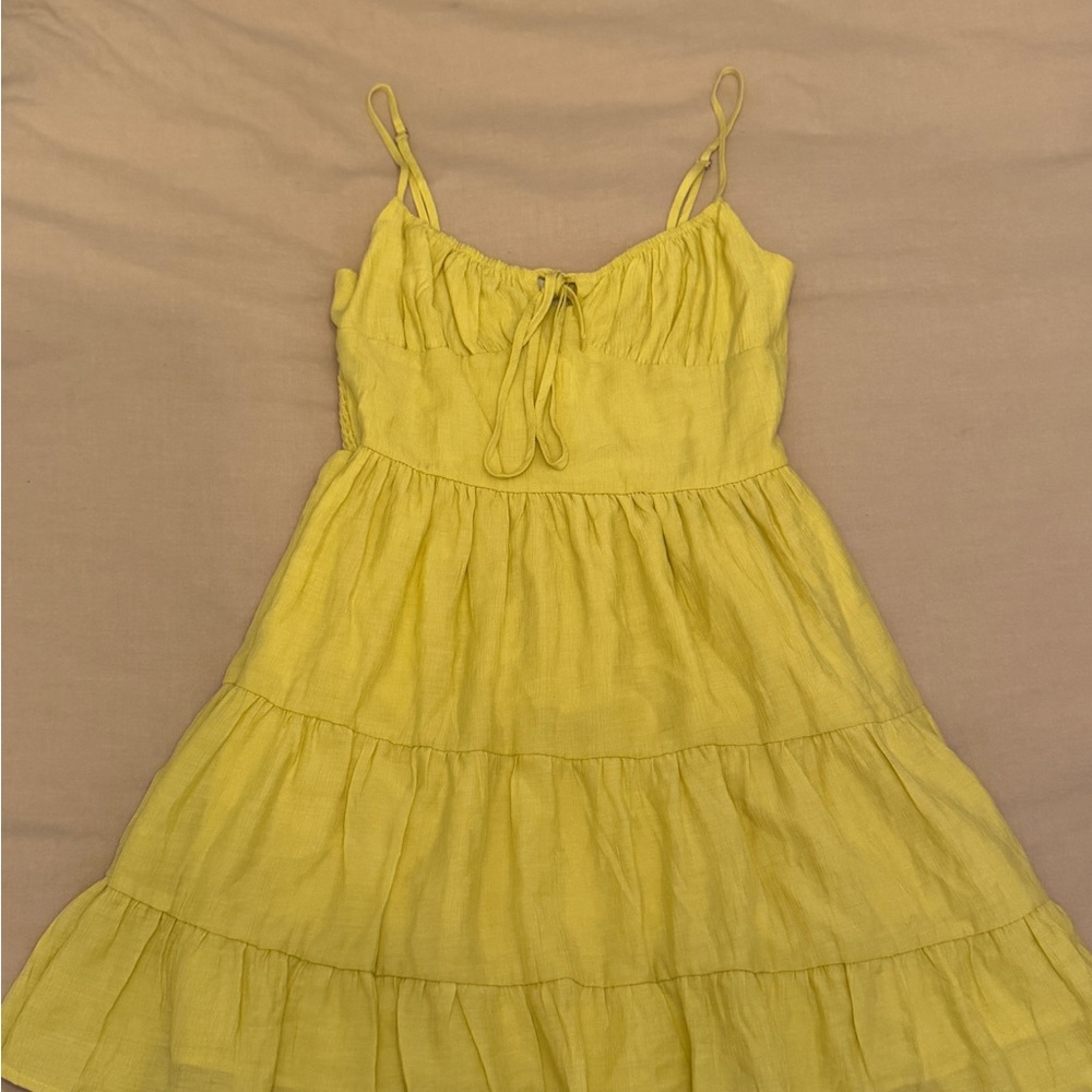 La Hearts Yellow Sundress